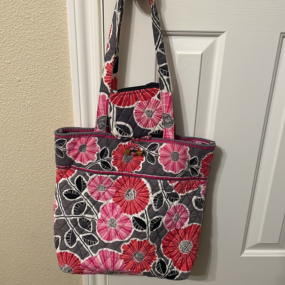 Vera Bradley Cheery Blossoms Tote and Coin Purse